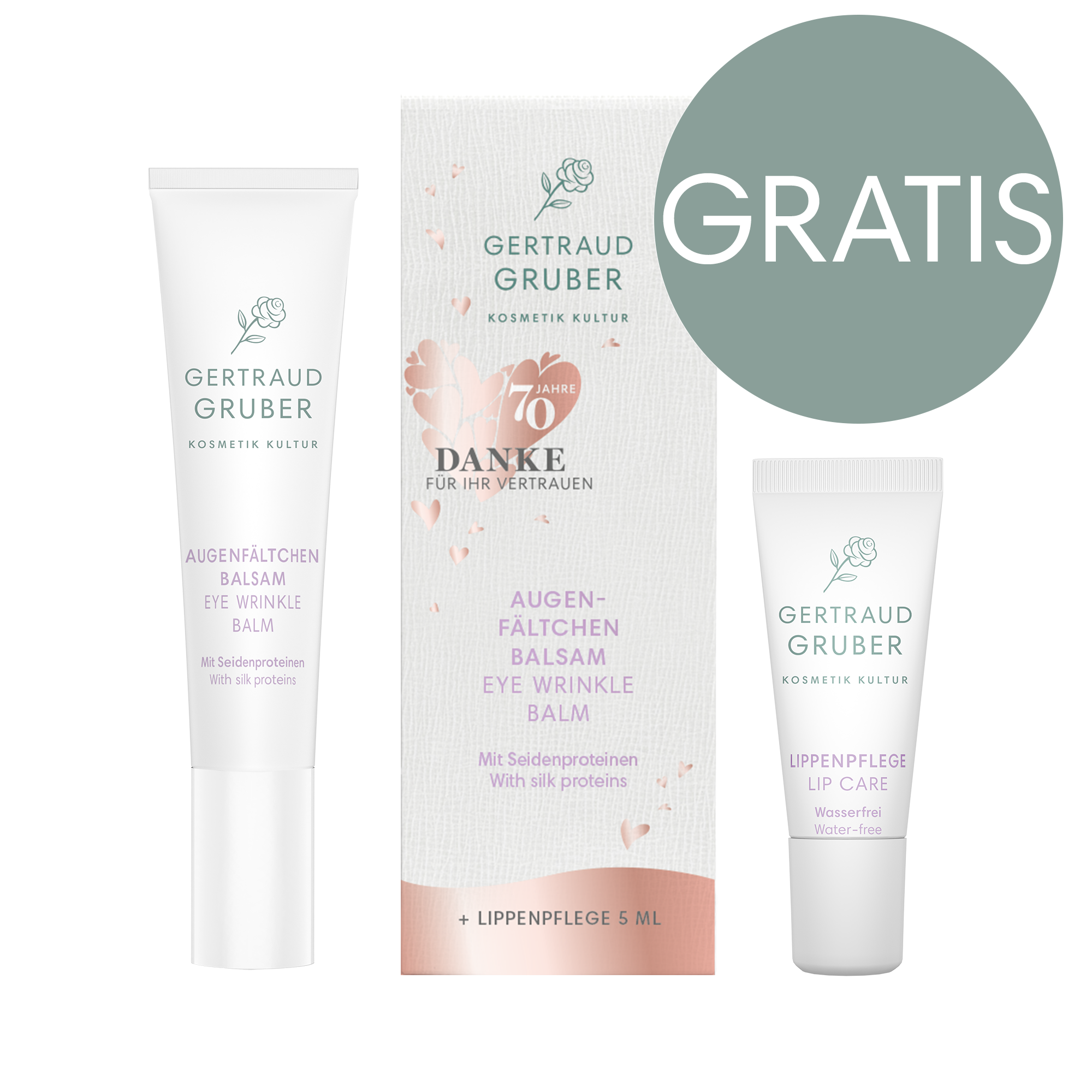 Augenfältchen Balsam im Jubiläumslook